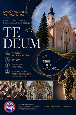 Sveta misa zahvalnica - "Te Deum" za kraj školske i akademske godine 2025./26.